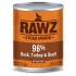 RAWZ 96% 鴨, 火雞 + 鵪鶉 全犬罐頭 354G x 12罐